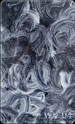 artes plásticos del tablero del plexiglás Whirlpool de la hoja de acrílico negra del molde de los 4ftx8ft