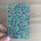 Custom Glitter 3mm Thick Acrylic Sheet Transparent Blue SGS