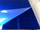 El espejo azul del plexiglás cubre el pegamento de acrílico del panel del pie 4x6
